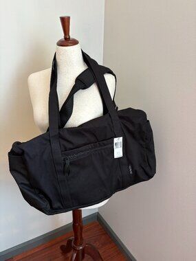 Vera Bradley Large Travel Duffel Bag Black Weekender Gym Carry-On {NWT}